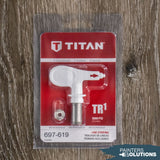 Titan TR1 White Line Striping Reversible Tip