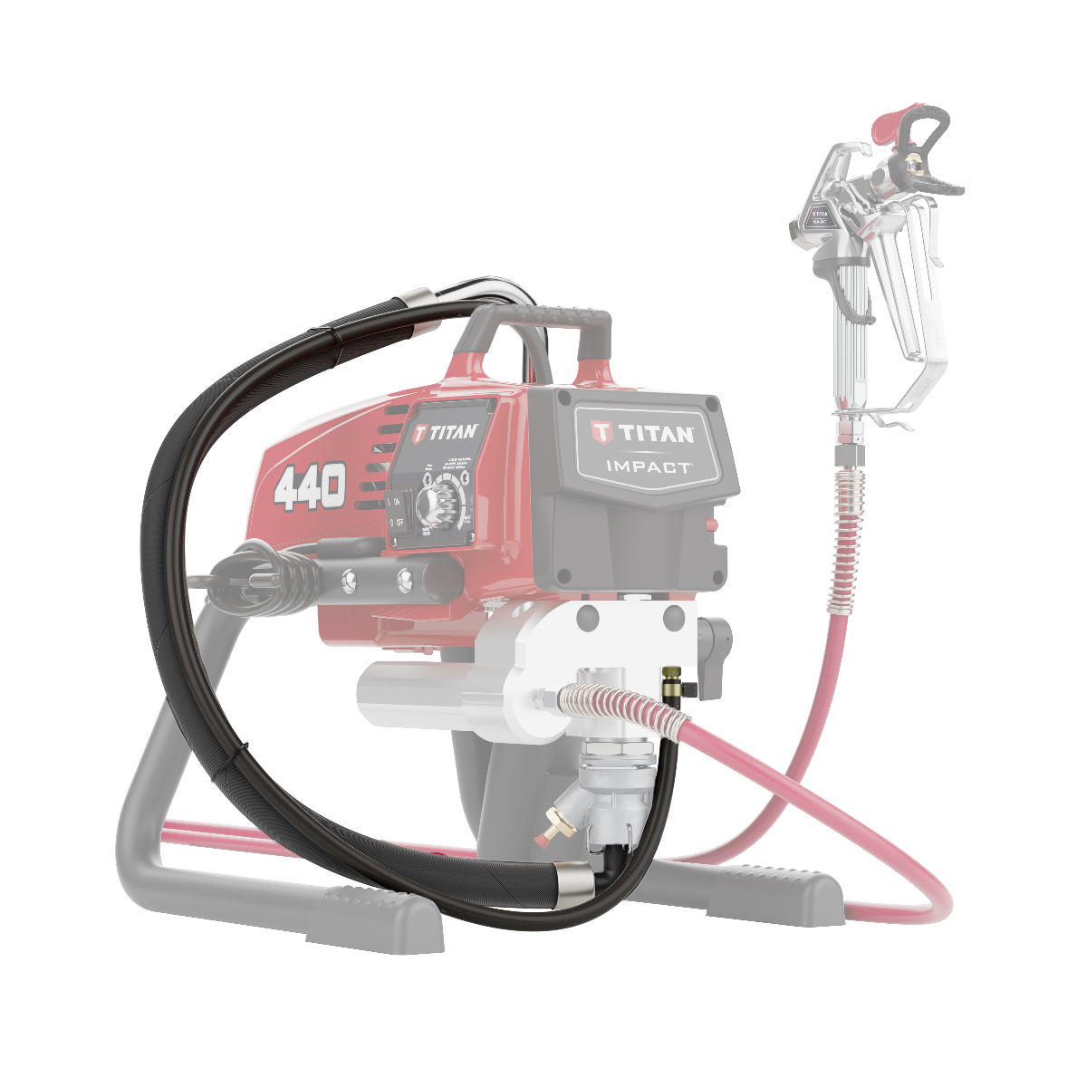 Titan 0558672A Syphon Assembly Rubber Bypass Hose