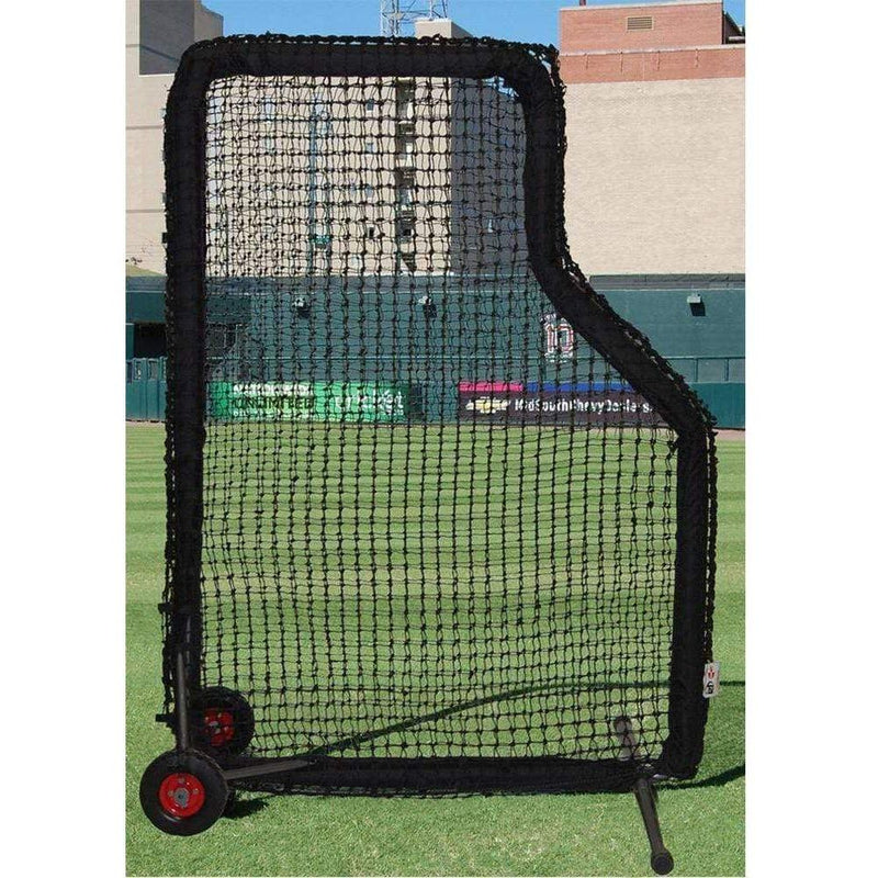 Trigon 5’x 7’ ProCage Mini Protective L-Screen w/ Wheels & Padding BLPRO57