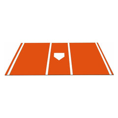 Trigon 6' x 12' Pro Turf Colored Home Plate Lined Batting Mats