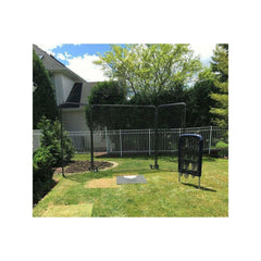 Trigon 8’ x 16’ ProCage Tri-Fold Protective Screen w/ Wheels BTRIFLD