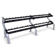 TROY 2-Tier 10 Pair Saddle Dumbbell Rack