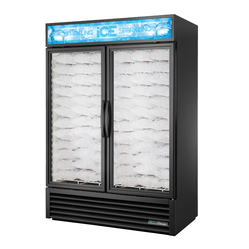True Refrigeration GDIM-49NT-HC~TSL01_WH Ice Merchandiser Two-section