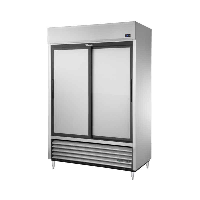 True Refrigeration TSD-47-HC Refrigerator Reach-in (2) Stainless Steel Sliding Doors