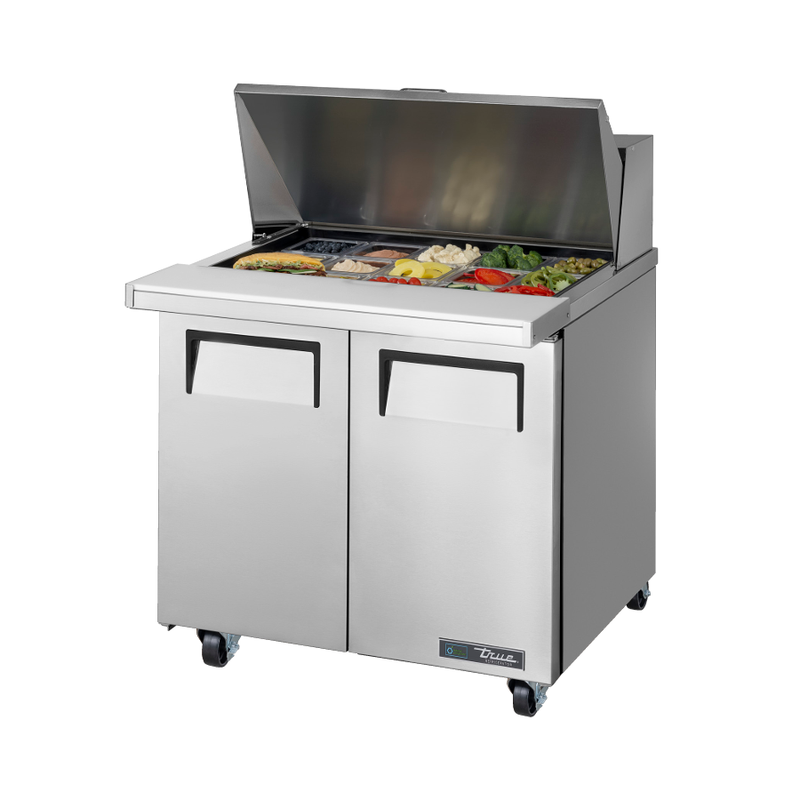 True Refrigeration TSSU-36-15M-B-HC Mega Top Sandwich/Salad Unit (15) 1/6 Size (4