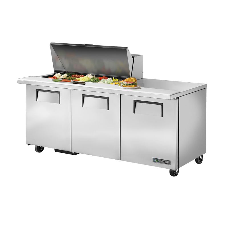 True Refrigeration TSSU-72-18M-B-HC Mega Top Sandwich/Salad Unit (18) 1/6 Size (4