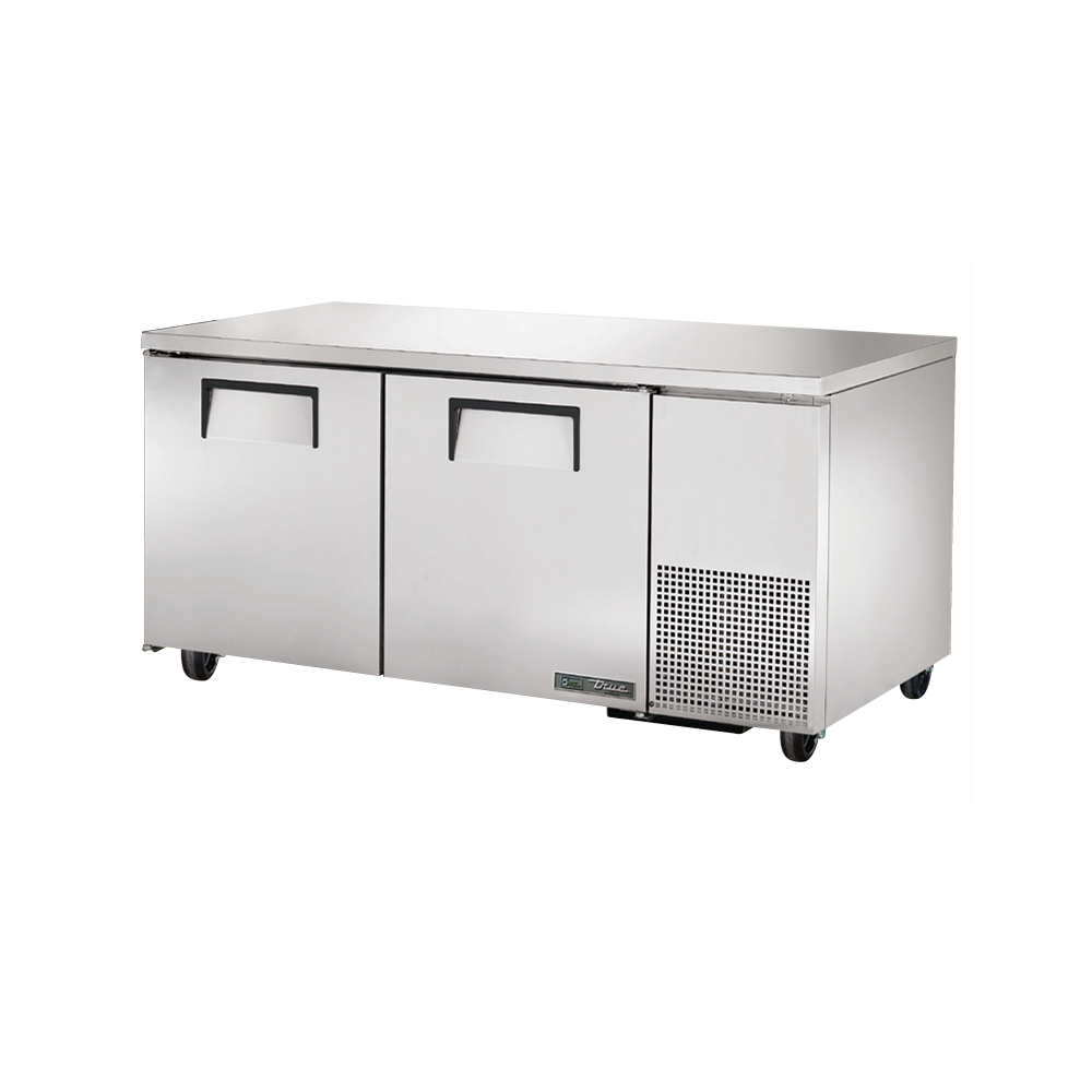 True Refrigeration TUC-67F-HC Deep Undercounter Freezer 10°F Side Moun ...