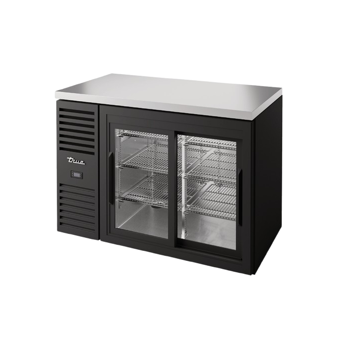 True Refrigeration TBR48-RISZ1-L-B-11-1 Refrigerated Back Bar Cooler Two-section