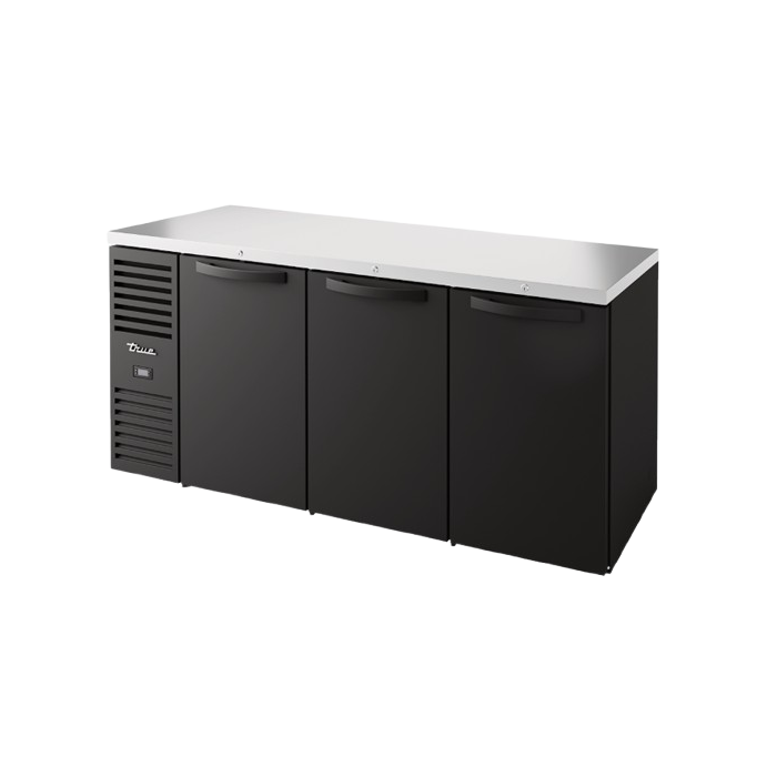 True Refrigeration TBR72-RI Refrigerated Back Bar Cooler Three-section 72