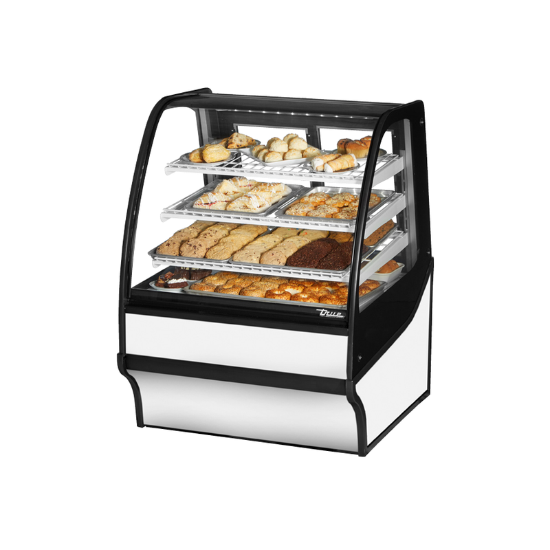 True Refrigeration TDM-DC-36-GE/GE-W-W Display Merchandiser Dry Non-refrigerated