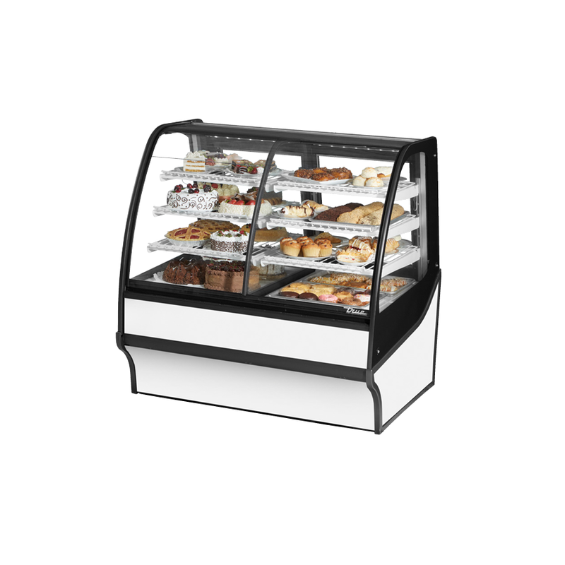 True Refrigeration TDM-DZ-48-GE/GE-W-W Display Merchandiser Dual Zone (dry/refrigerated)