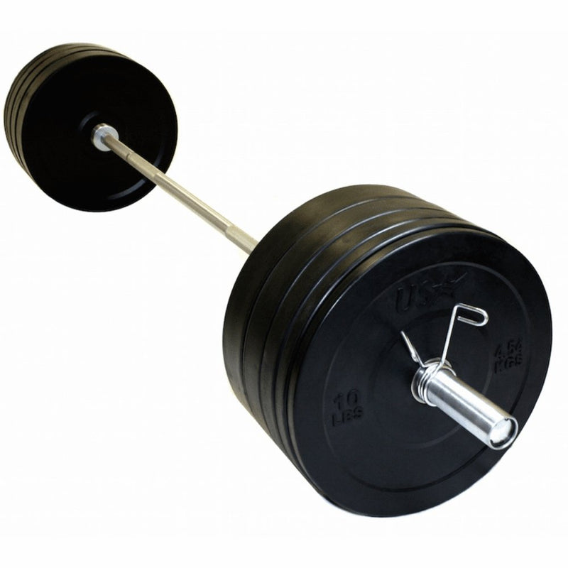 USA 235 lb to 475 lb. Combination Options Bumper Plate Barbell Sets