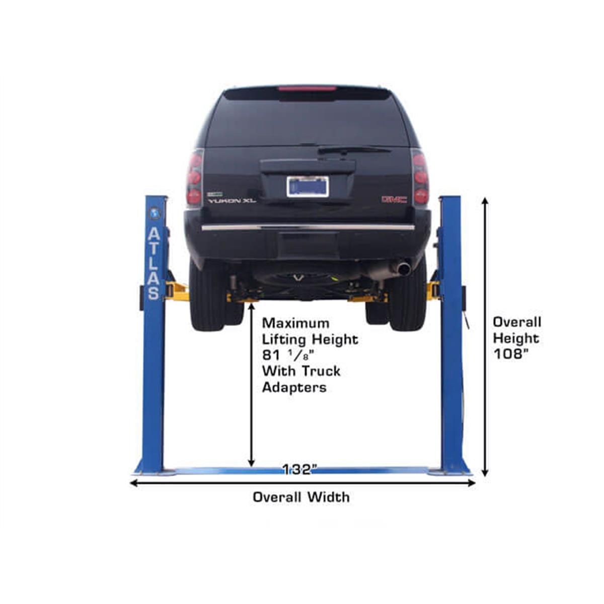 Atlas BP8000 8,000 lb Baseplate 2 Post Lift