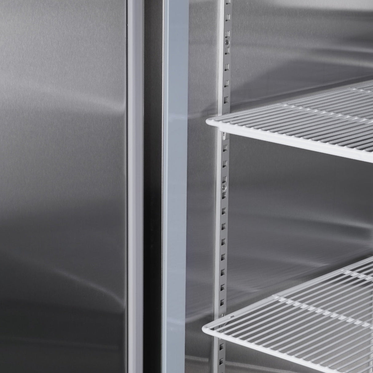 54"W Commercial Refrigerator 42 cu. ft. 2 Solid Door Reach-In Refrigerator