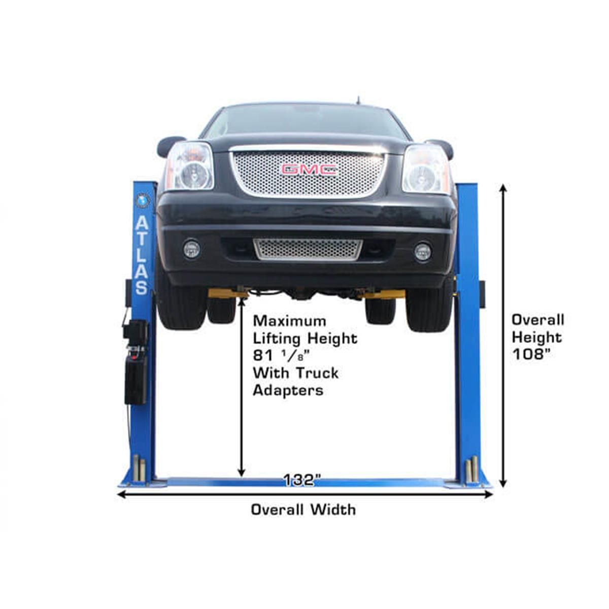 Atlas BP8000 8,000 lb Baseplate 2 Post Lift