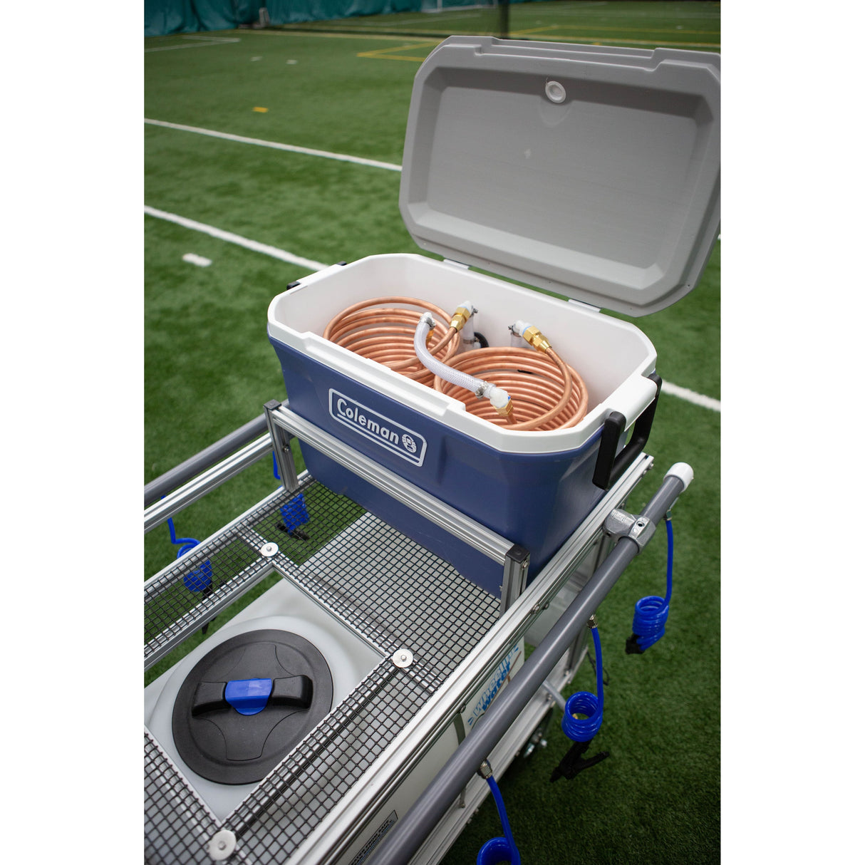 Wheelin Water WTH50 Team Manager (50 GALLON) Water Hydration Cart