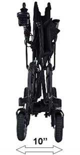 Helium 26 lbs Carbon Fiber Foldable Power Wheelchair