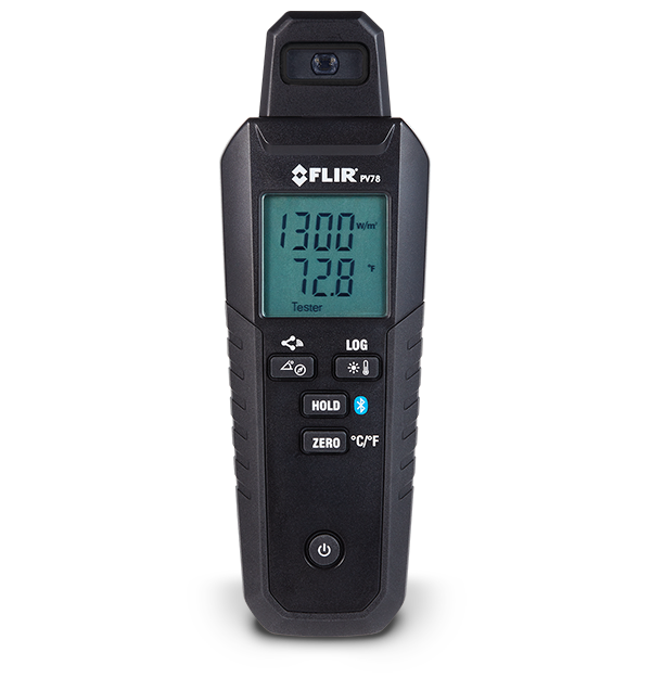 FLIR PV78 - Solar Irradiance and Temperature Meter with Tilt Sensor and METERLiNK