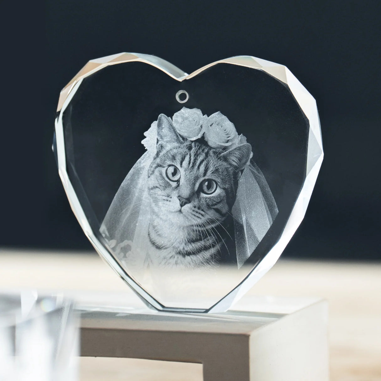 xTool K5 Glass Heart