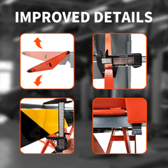 Katool KT-X90E 8,000 lb Mid Rise Scissor Lift - Electric Lock