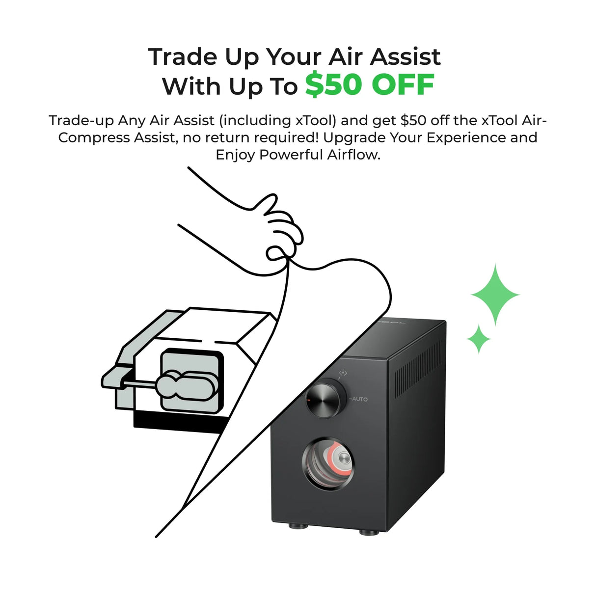 xTool Air-Compress Assist
