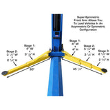 Atlas BP8000 8,000 lb Baseplate 2 Post Lift