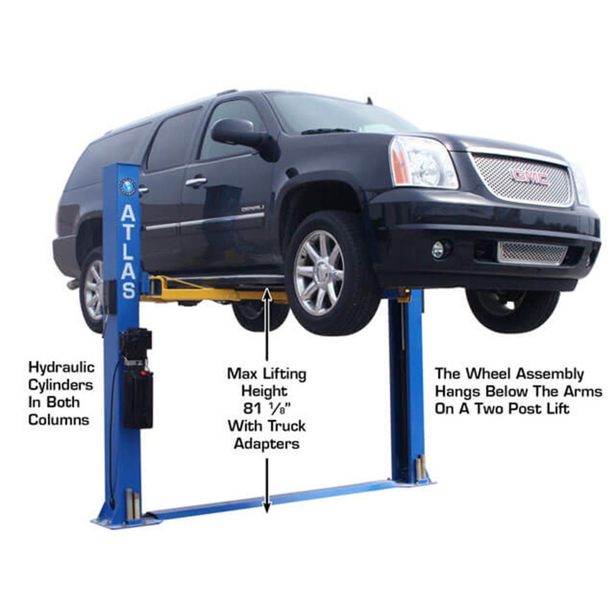 Atlas BP8000 8,000 lb Baseplate 2 Post Lift