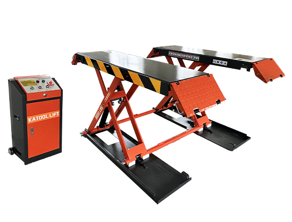 Katool KT-X90E 8,000 lb Mid Rise Scissor Lift - Electric Lock