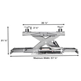 Atlas Platinum PVL14 4 Post Lift + RJ7000 Rolling Jacks ALI Certified Combo